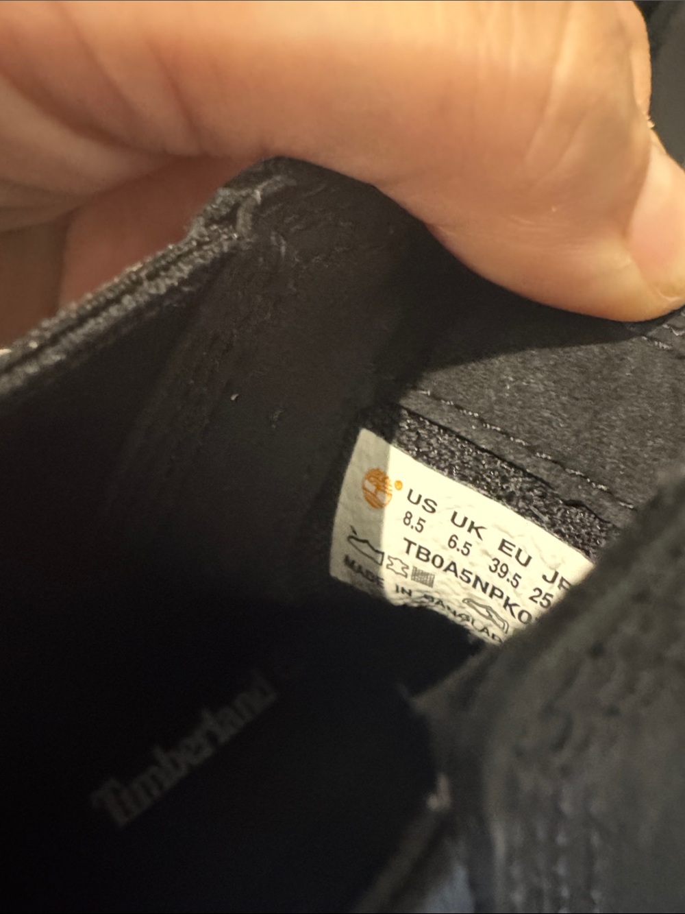 Timberland Black Nubuck Chelsea Lug Ankle Boots Womans 8.5 - Picture 6 of 12